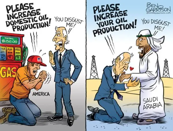 Saudi Oil - President Joe Biden meme