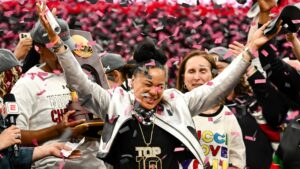 South Carolina coach Dawn Staley calls for women's sports investment