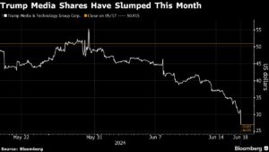 Trump Media Sinks as SEC Declaration May Dilute Existing Holders