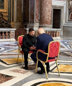 Zelensky meet Trump at Vatican 4 25 25