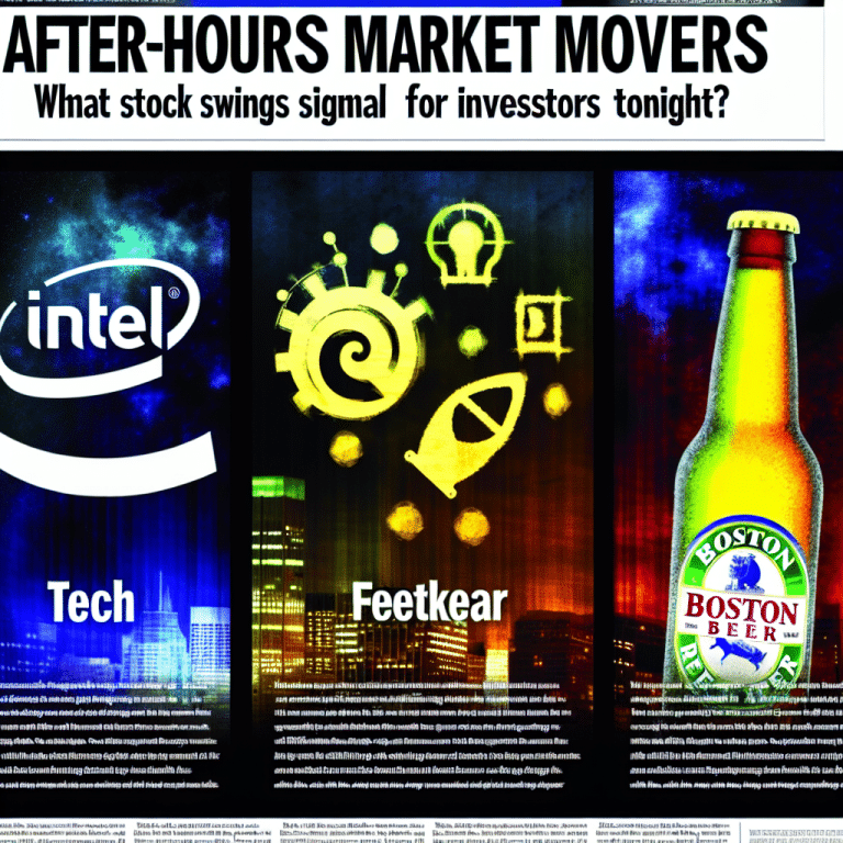 Stocks making the biggest moves after hours: INTC, DECK, SAM
