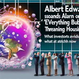 Famed market bear Albert Edwards warns of an 'everything bubble' in US stocks and home prices that could soon pop