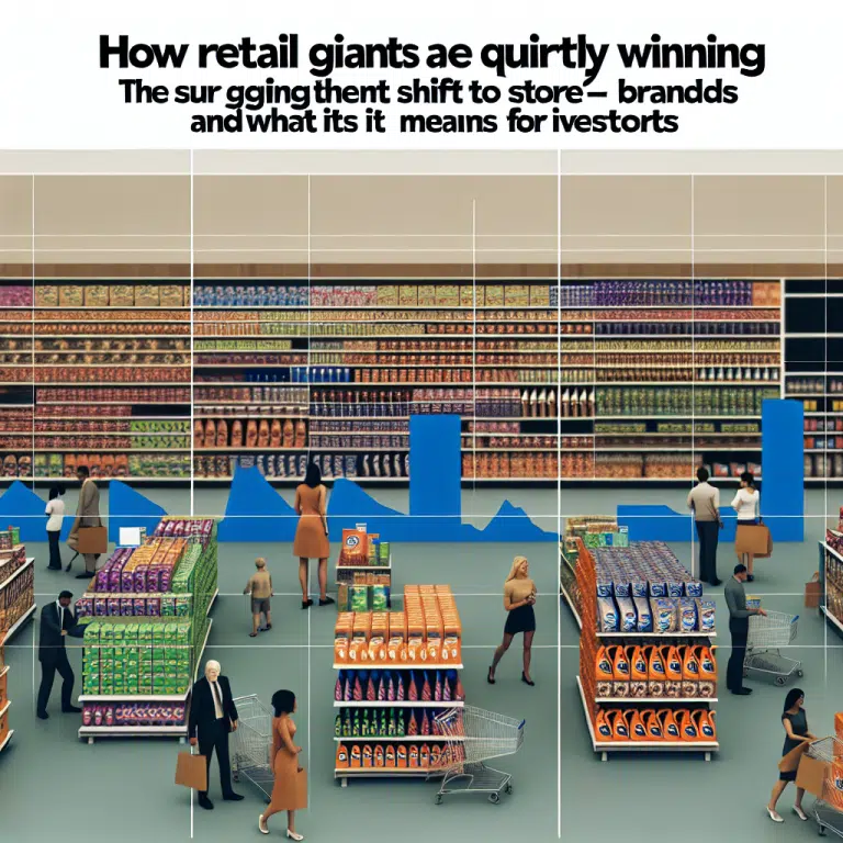 Shoppers are trading down to store brands without even realizing it