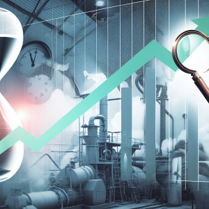 An under-the-radar industrial forming a textbook cup-and-handle pattern