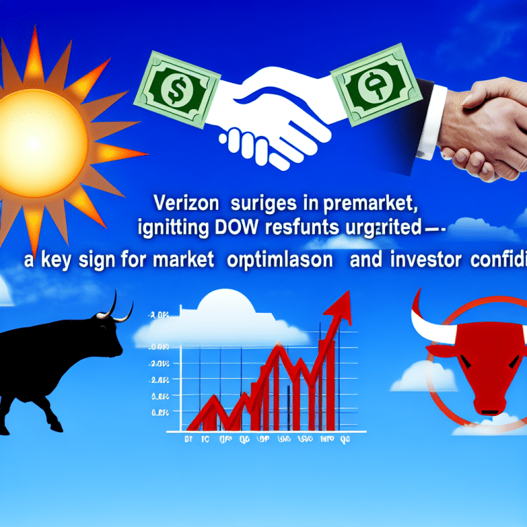 Verizon Jumps in Premarket, Boosting Dow Jones After Strong Q2 and Raised Outlook