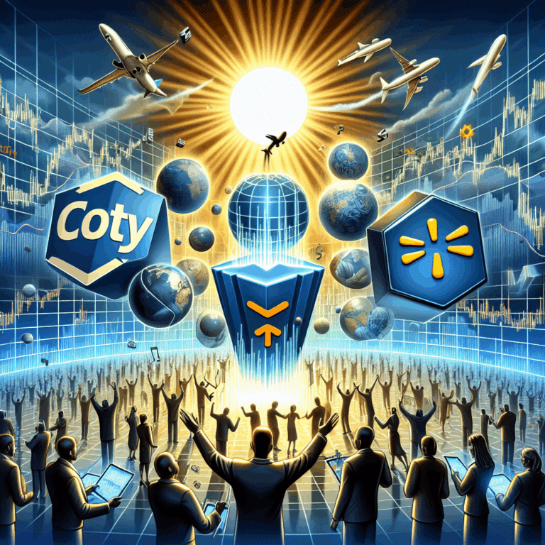 Stocks making the biggest moves midday: COTY, PSKY, WMT