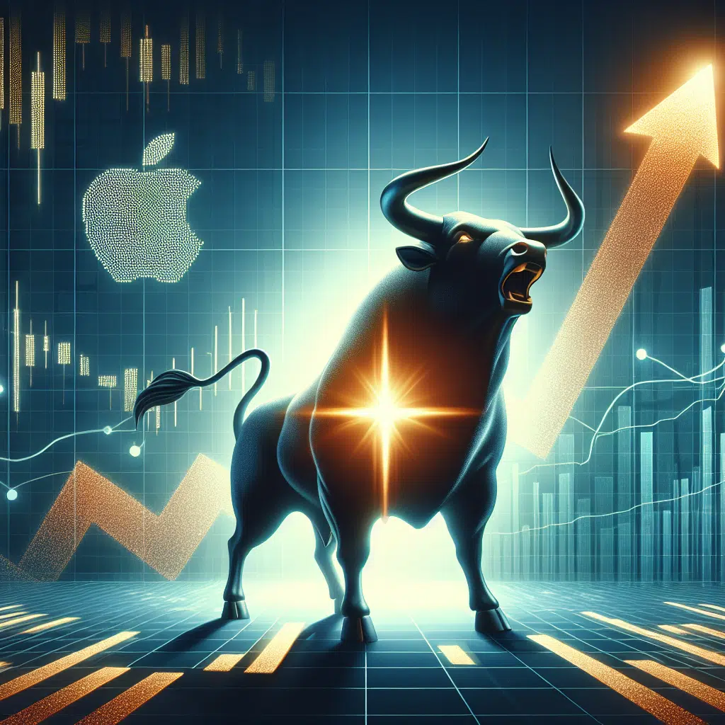 Apple is close to forming a bullish golden cross chart pattern