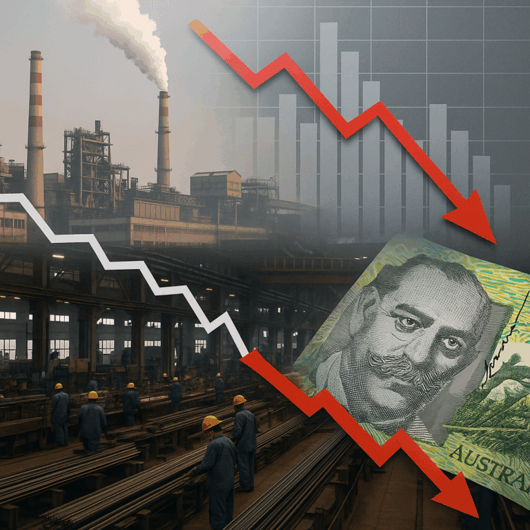 China Manufacturing Margin Pressures Return and Job Losses Mount; AUD/USD Dips