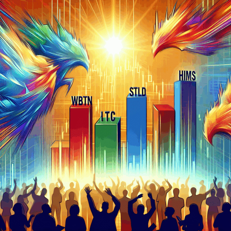 Stocks making the biggest moves midday: WBTN, STLD, HIMS