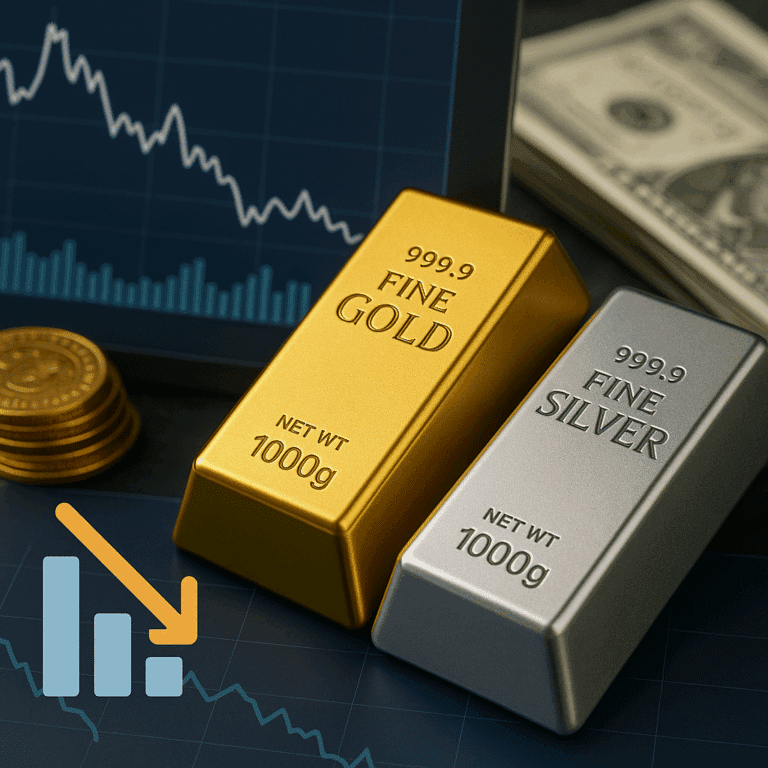 Gold, Silver Hold Steady as Yields Fall and Dollar Softens on Surprise ADP Jobs Decline