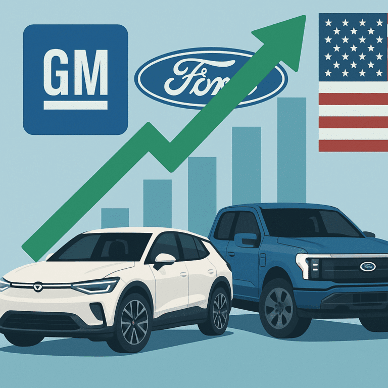 Record EV sales lead GM, Ford to 8% increases in Q3 U.S. auto sales