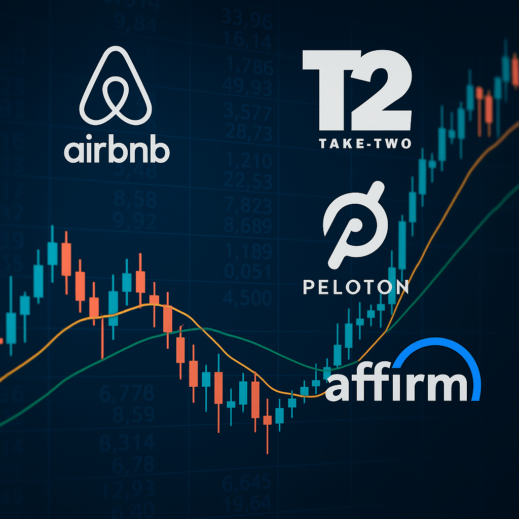 Stocks making the biggest moves after hours: ABNB, TTWO, PTON, AFRM