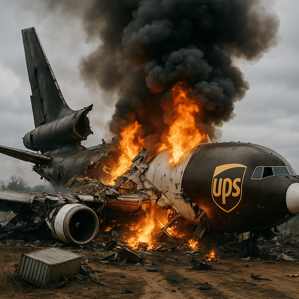 UPS plane crashes after taking off from Louisville airport